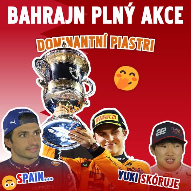 Piastri dává hattrick, naděje pro Ferrari a raketa Haas | We are checking #34